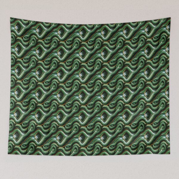 Item preview, Green gold red marble pattern, Intricate marbling pattern designed and sold by TreasuryOE.