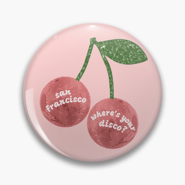 Item preview, ♡ san francisco, where's your disco? ♡ glitter disco ball red cherries designed and sold by kasiegillette.