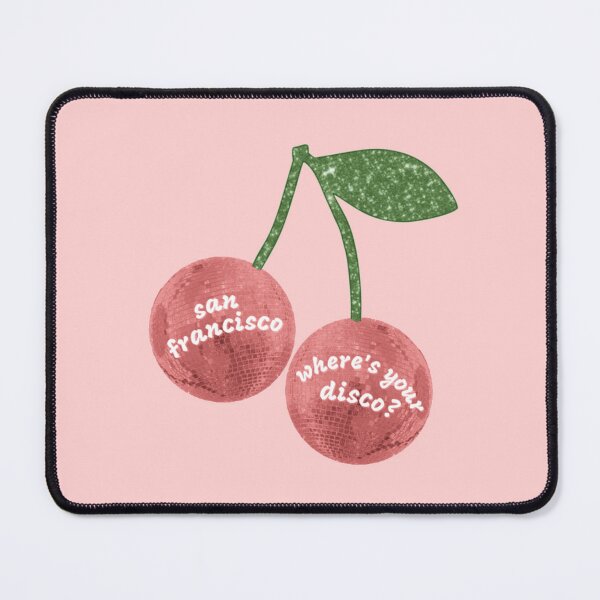 Item preview, ♡ san francisco, where's your disco? ♡ glitter disco ball red cherries designed and sold by kasiegillette.