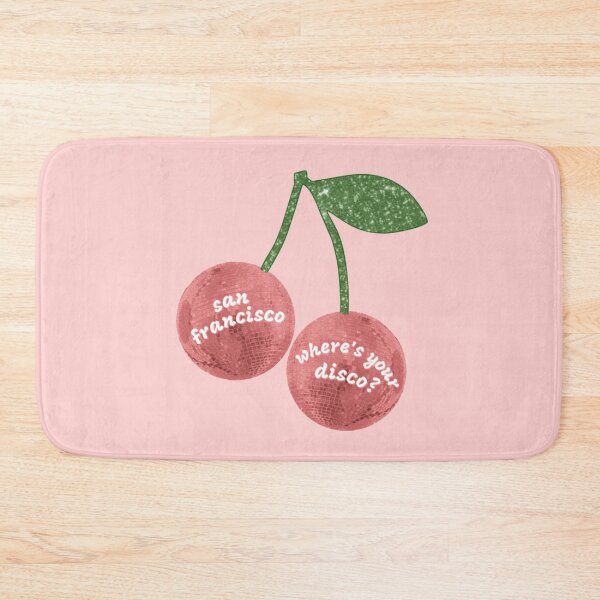 Item preview, ♡ san francisco, where's your disco? ♡ glitter disco ball red cherries designed and sold by kasiegillette.