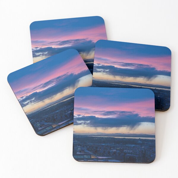 Item preview, Sunset Storm Edinburgh and Firth of Forth, Scotland designed and sold by Kasia Design.