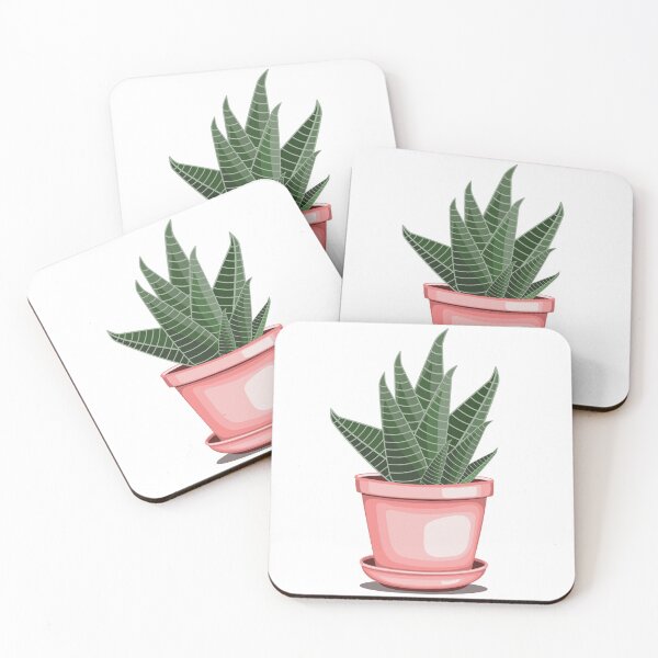 Item preview, Zebra succulent in clay pot designed and sold by Mashusha-art.