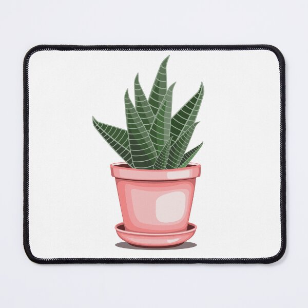 Item preview, Zebra succulent in clay pot designed and sold by Mashusha-art.