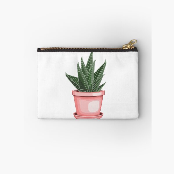 Item preview, Zebra succulent in clay pot designed and sold by Mashusha-art.