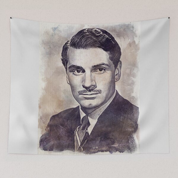 Item preview, Laurence Olivier Art - watercolor vintage - D21 designed and sold by DecoVintage.