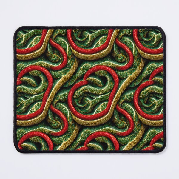 Item preview, Green gold red marble pattern, Intricate marbling pattern designed and sold by TreasuryOE.