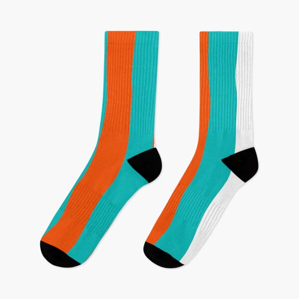 Item preview, On the line orange and aqua designed and sold by E-W-D.