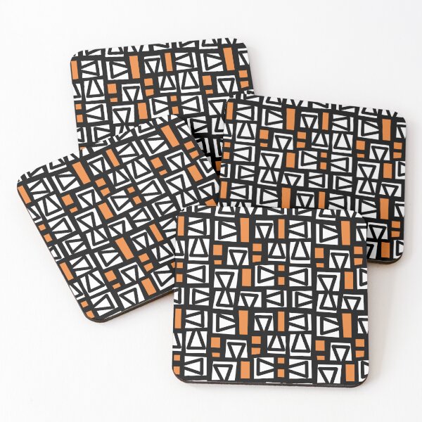 Item preview, Graphic print in black and orange designed and sold by EmmieByDesign.