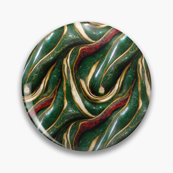 Item preview, Green gold red marble pattern, Intricate marbling pattern designed and sold by TreasuryOE.