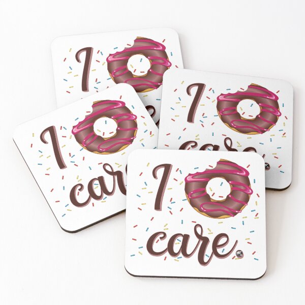 Item preview, Glazed donut illustration with a funny inscription designed and sold by Alexandra Kueny.