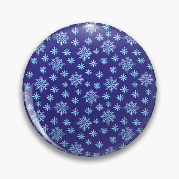 Item preview, Hand painted Snowflakes seamless patern dark blue background patern Christmas patern Cute patern designed and sold by Sunflower-7.