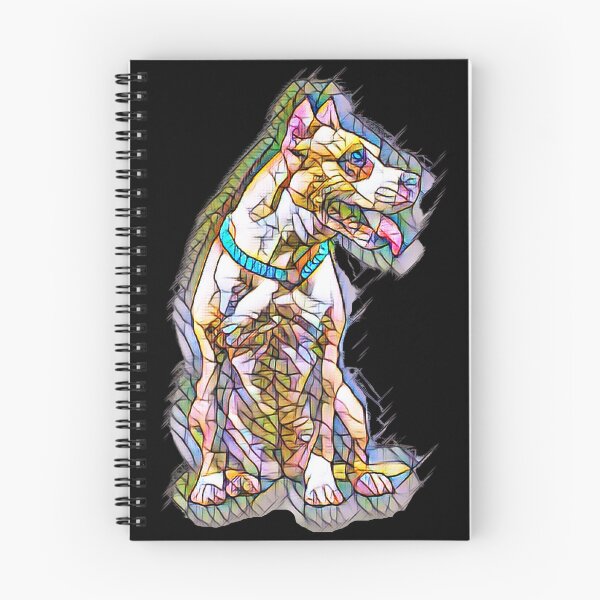 Item preview, Stained Glass AmStaff designed and sold by NiftyTees.