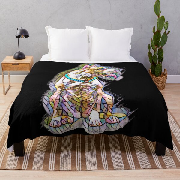 Item preview, Stained Glass AmStaff designed and sold by NiftyTees.