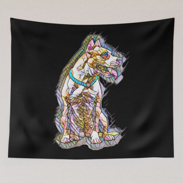 Item preview, Stained Glass AmStaff designed and sold by NiftyTees.