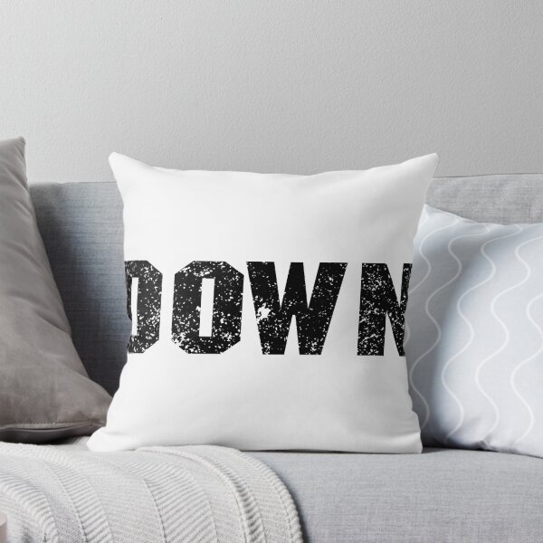 Item preview, Down word in black distressed design designed and sold by WhateverStudio.