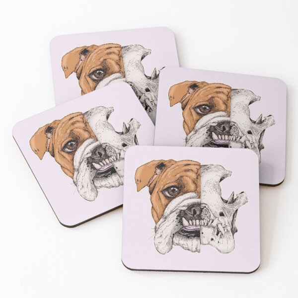 Item preview, English bulldog skull designed and sold by Rômulo Queiroz.