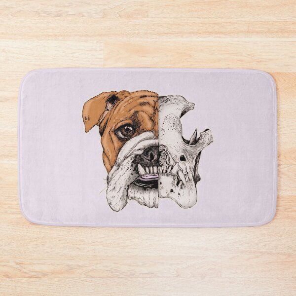 Item preview, English bulldog skull designed and sold by Rômulo Queiroz.