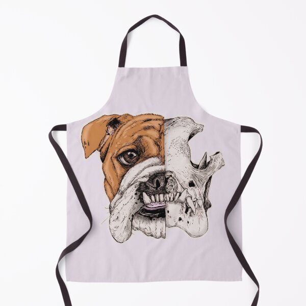 Item preview, English bulldog skull designed and sold by Rômulo Queiroz.