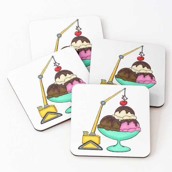 Item preview, Ice Cream Construction Crane Ice-cream sundae dessert  designed and sold by TheRainFamily.