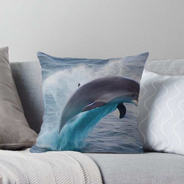Item preview, Dolphin splashing designed and sold by ArtySaxon.