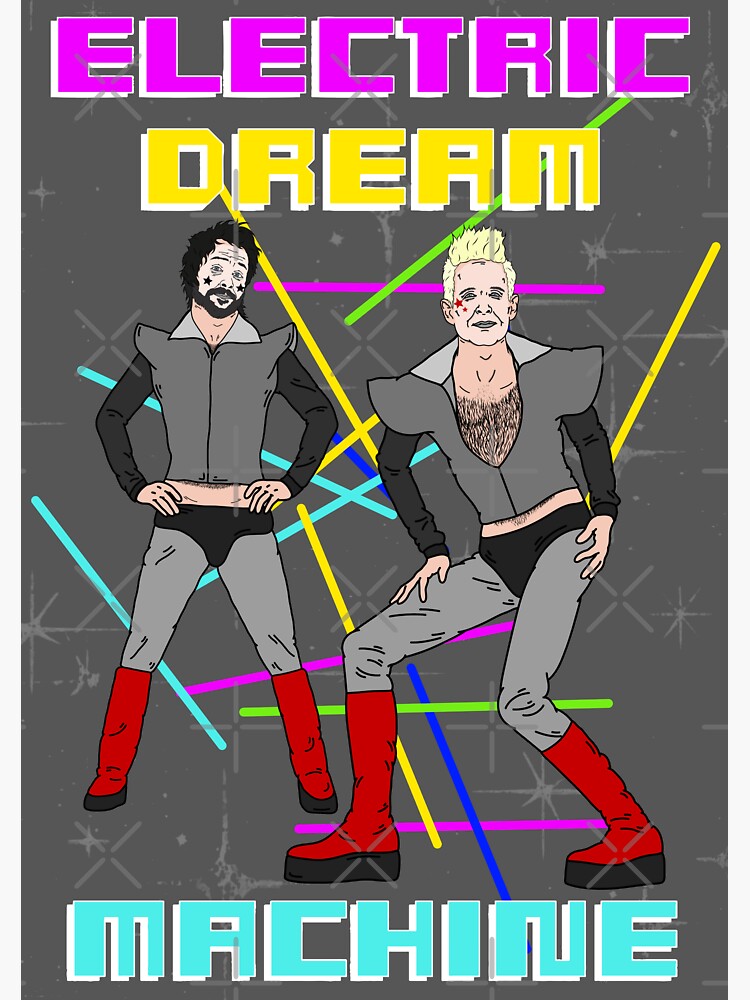 "Electric Dream Machine" Sticker for Sale by SH3PP Redbubble