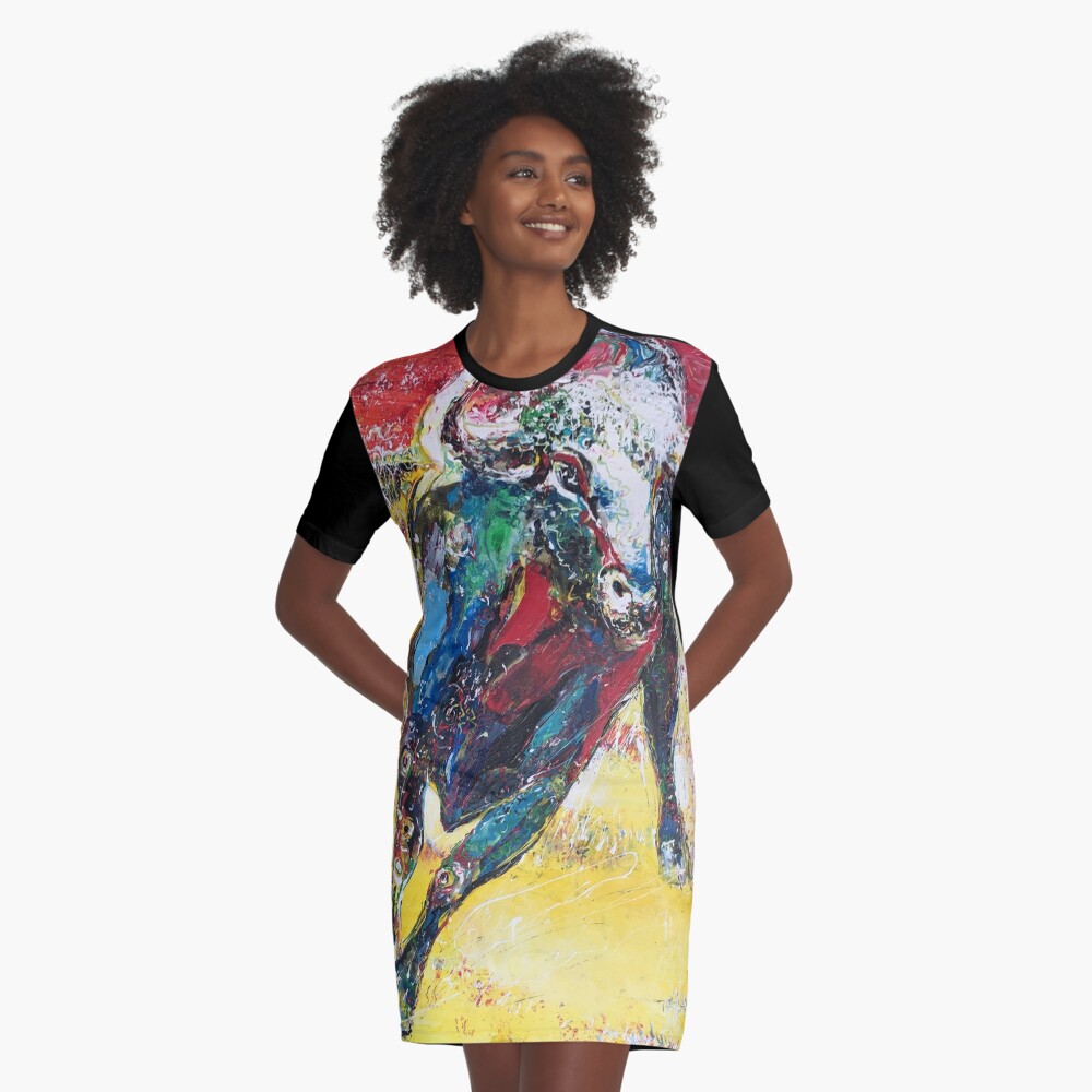 Item preview, Graphic T-Shirt Dress designed and sold by nataliakuruch.