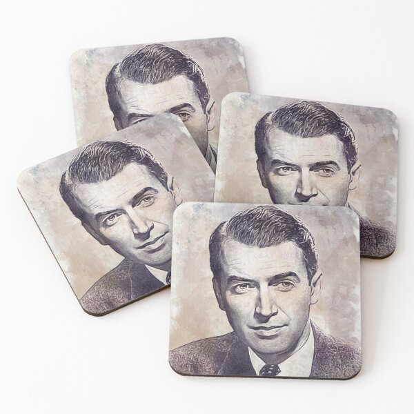 Item preview, James Stewart Art - vintage watercolor - D23 designed and sold by DecoVintage.