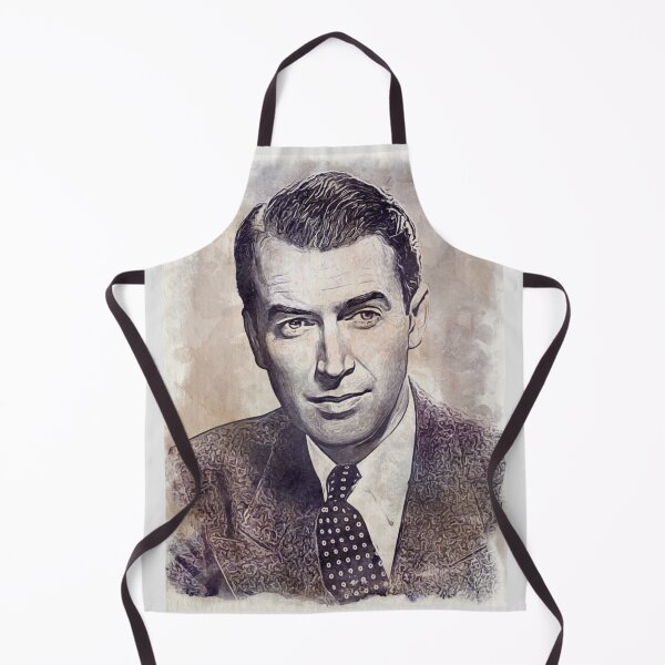 Item preview, James Stewart Art - vintage watercolor - D23 designed and sold by DecoVintage.