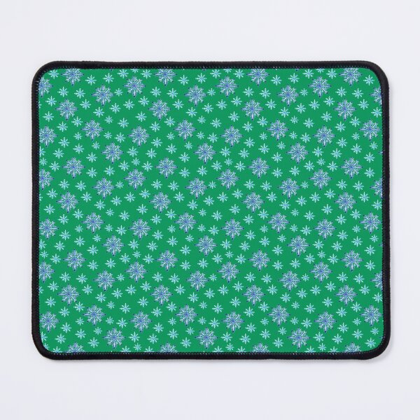 Item preview, Hand painted Snowflakes seamless patern green background patern Christmas patern Cute patern designed and sold by Sunflower-7.