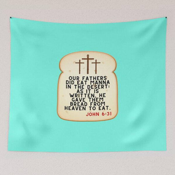 Item preview, John 6:31 designed and sold by VerseforWear.