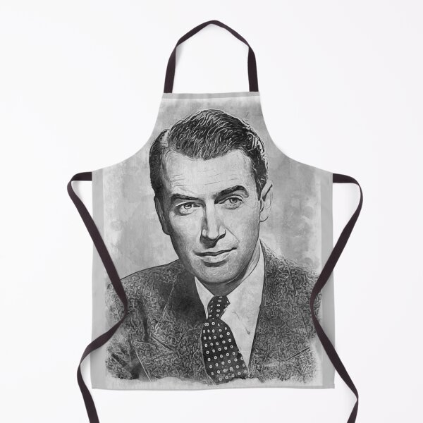 Item preview, James Stewart Art - watercolor bw - D24 designed and sold by DecoVintage.