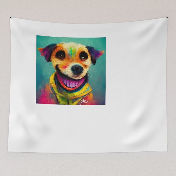 Item preview, Vibrant Cute Dog designed and sold by SvBDesigns.