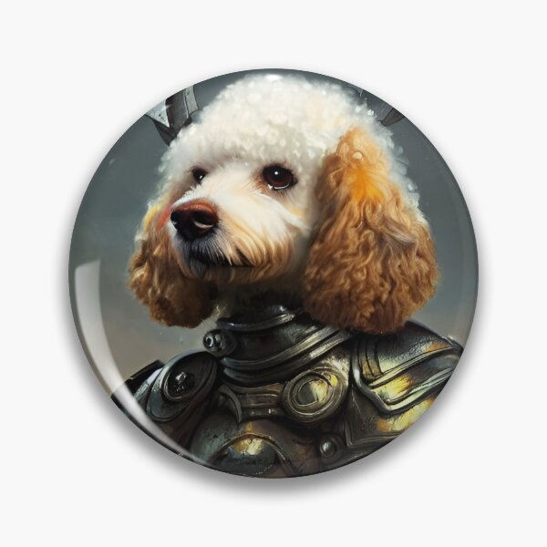 Item preview, AI Generated Art, War Poodle designed and sold by RabbitHoleMI.
