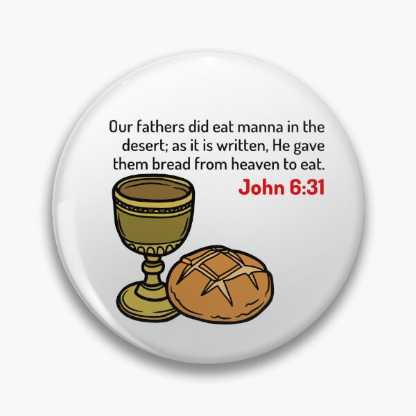 Artikelvorschau, Johannes 6:31 entworfen und verkauft von VerseforWear.