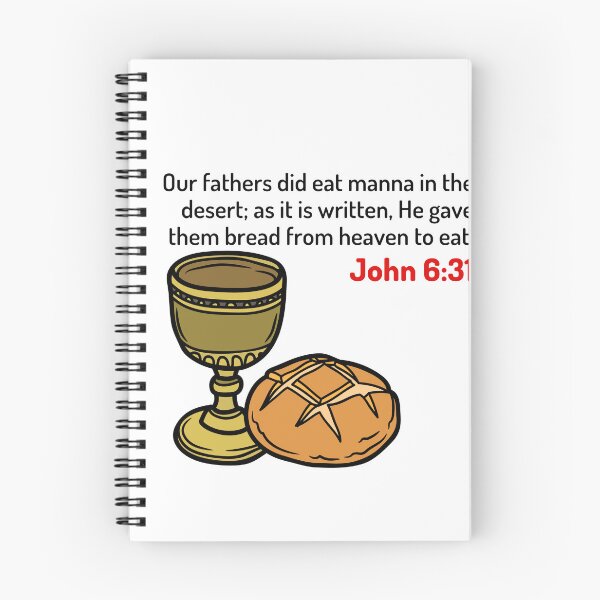 Artikelvorschau, Johannes 6:31 entworfen und verkauft von VerseforWear.