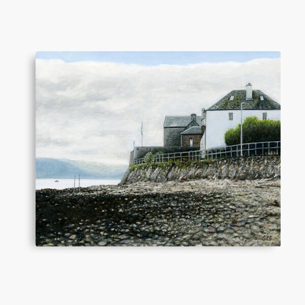 Low Tide, Inveraray, Scotland Canvas Print