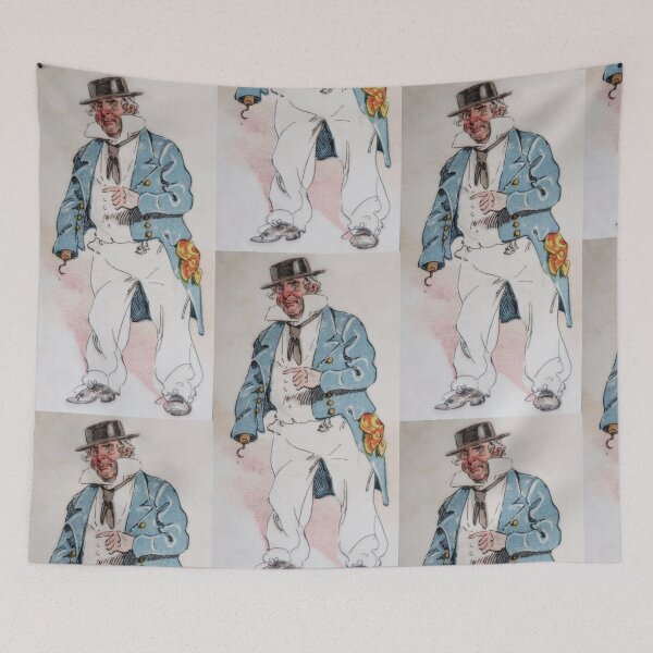 Item preview, A Dickensian man with a hook for a hand designed and sold by Vintage Designs +.
