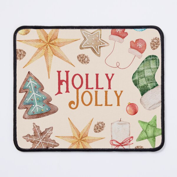 Item preview, Holly Jolly Vibes Christmas decorations wreath designed and sold by Rub14ekArts.