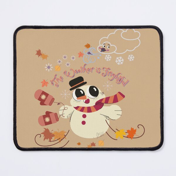 Item preview, THE WEATHER IS FRIGHTFUL WINTER SNOWMAN designed and sold by LanaDevon.