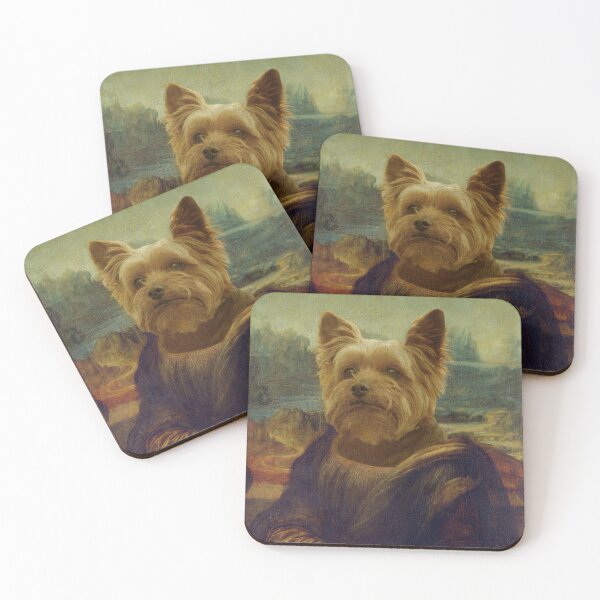 Item preview, Mona Lisa Yorkshire - Gioconda Yorkshire - Pet Gift designed and sold by Furry And  Purry.