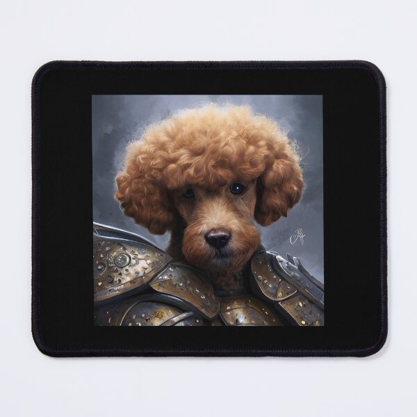 Artikelvorschau, AI Generated Art, War Poodle entworfen und verkauft von RabbitHoleMI.