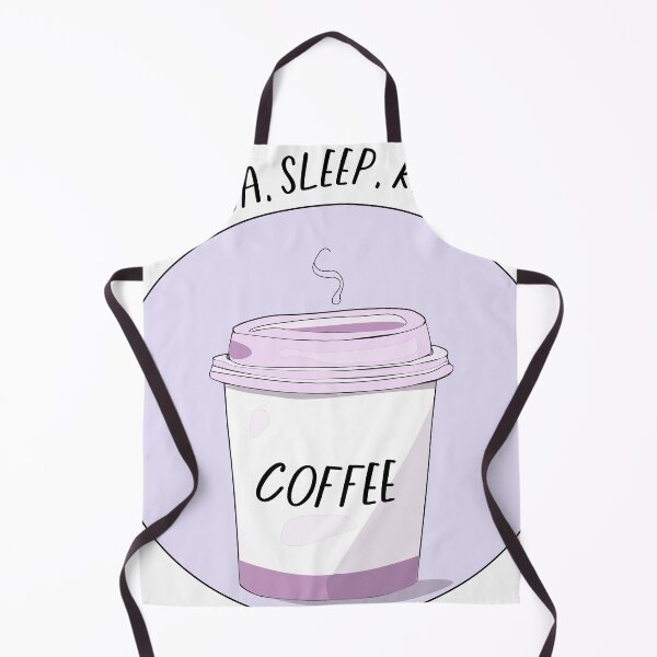 Item preview, Coffee Yoga Sleep Repeat Sticker designed and sold by Clowngirlprints.