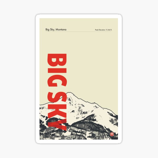 Big Sky Resort Stickers for Sale