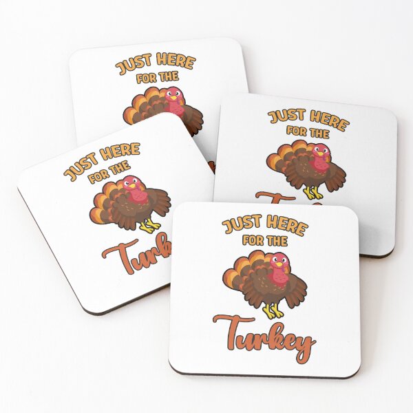 Item preview, Just Here For The Turkey Funny Cute Thanksgiving Quote Halloween designed and sold by absolutdesign.