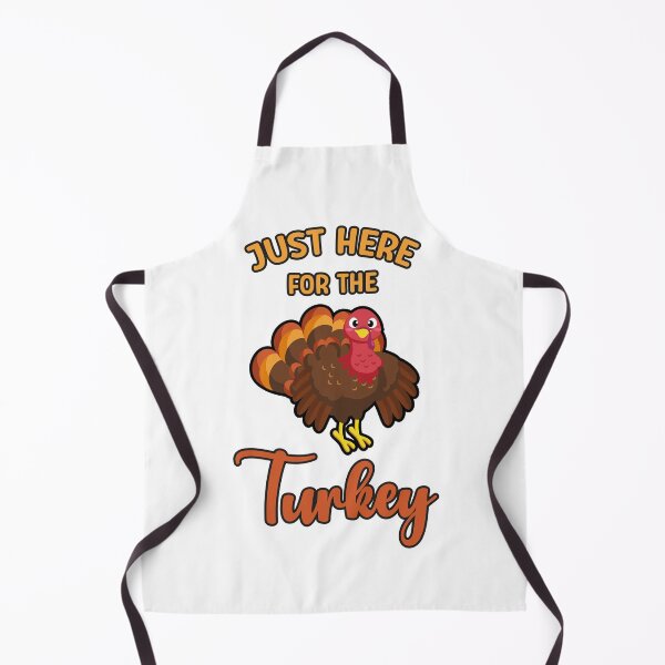 Item preview, Just Here For The Turkey Funny Cute Thanksgiving Quote Halloween designed and sold by absolutdesign.
