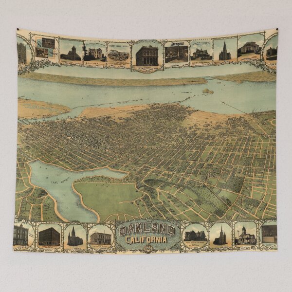 Item preview, California Old Vintage Map Illustrated  designed and sold by monamooon.