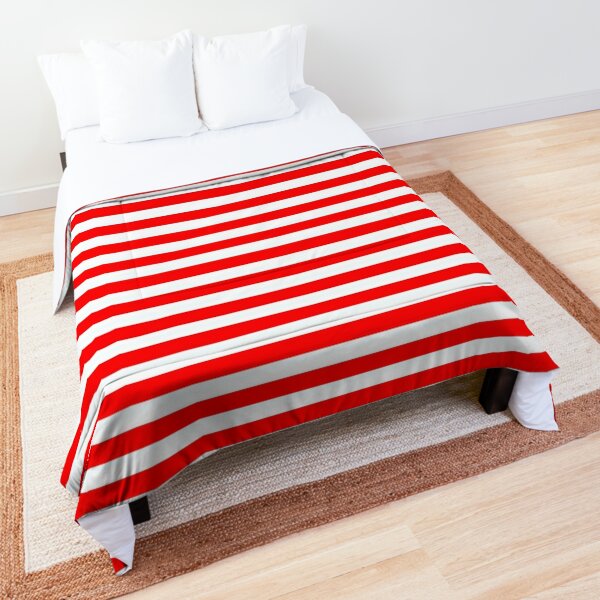 French style Red and white stripes | Classic Cabana Stripe Comforter