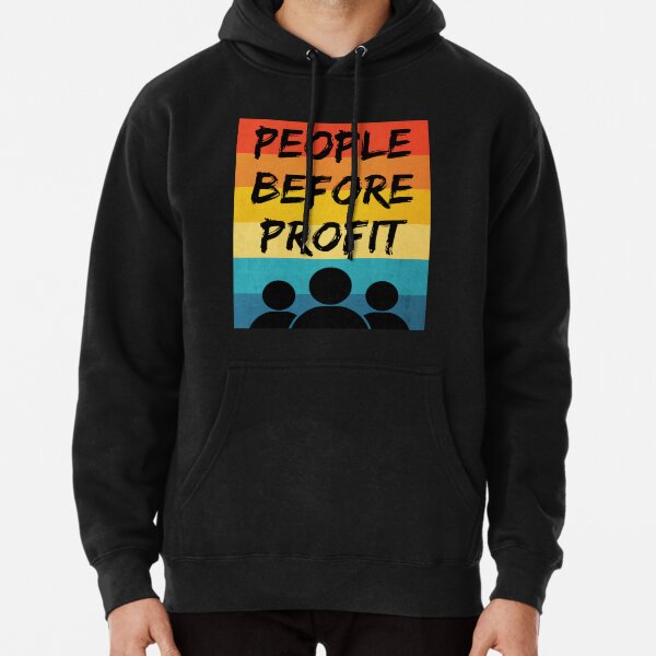 Item preview, People Before Profit - Retro Gradient Design designed and sold by AlleminDesign.