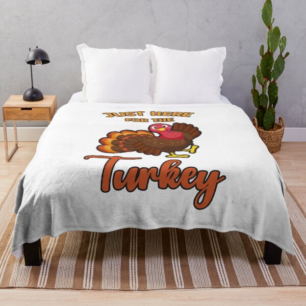 Item preview, Just Here For The Turkey Funny Cute Thanksgiving Quote Halloween designed and sold by absolutdesign.