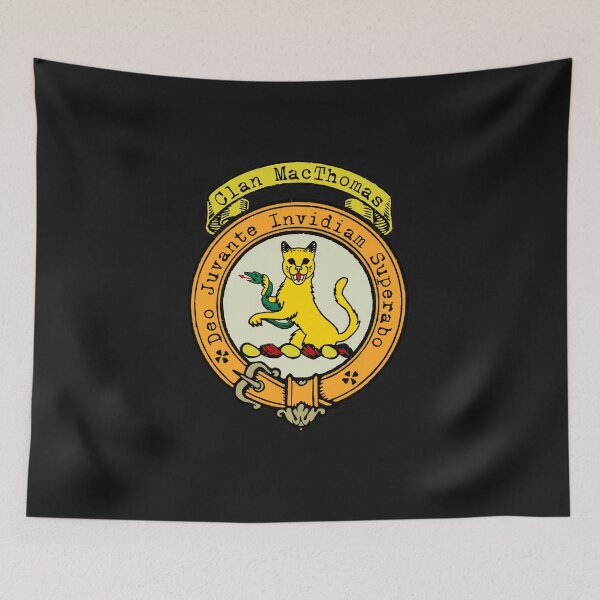 Item preview, MacThomas Clan Surname crest designed and sold by BagTown Clans.